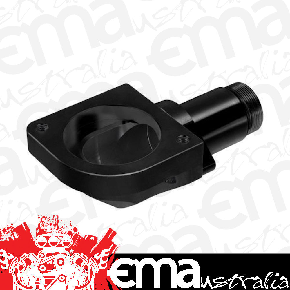 CVR CVR8180BK Chev LS Electric Water Pump Thermostat Housing Adapter Black