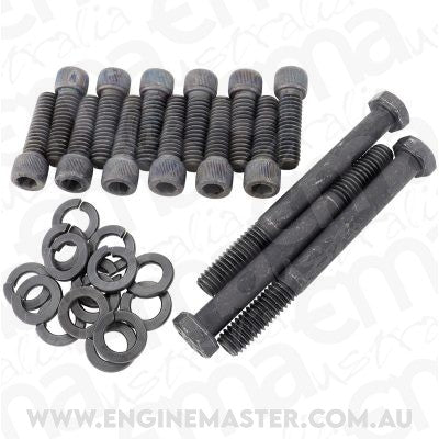 Aeroflow AF82-2072 Holden Trimatic Transmission Oil Pan Bolt Kit 5/16-18" Steel Bolts, Pack of 16.