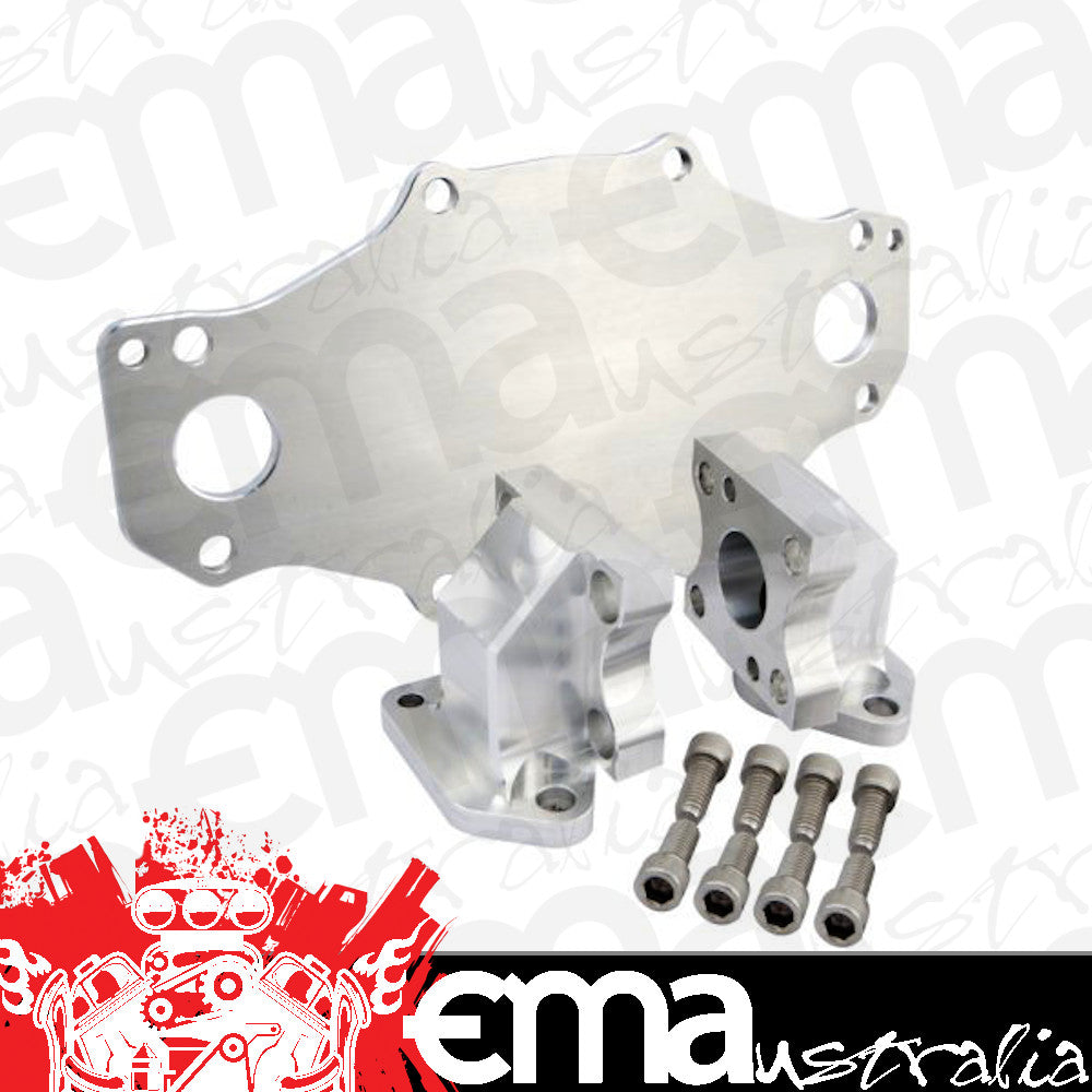 CVR CVR8308CL Holden 253-308 Proflo Extreme Water Pump Mounting Kit Clear Anodised