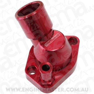 Billet 45° Swivel Thermostat Housing, Red Finish (Suit Ford 289-351W)