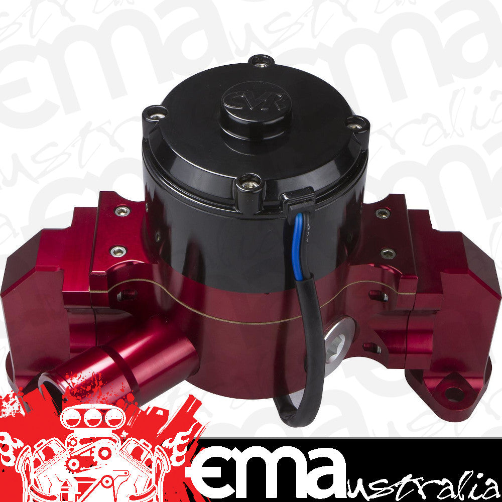 Chev Small Block Gen 1 262-400 C.I.D. V8 SB Proflo Extreme 55gpm Red Billet Electric Water Pump CVR CVR8550R