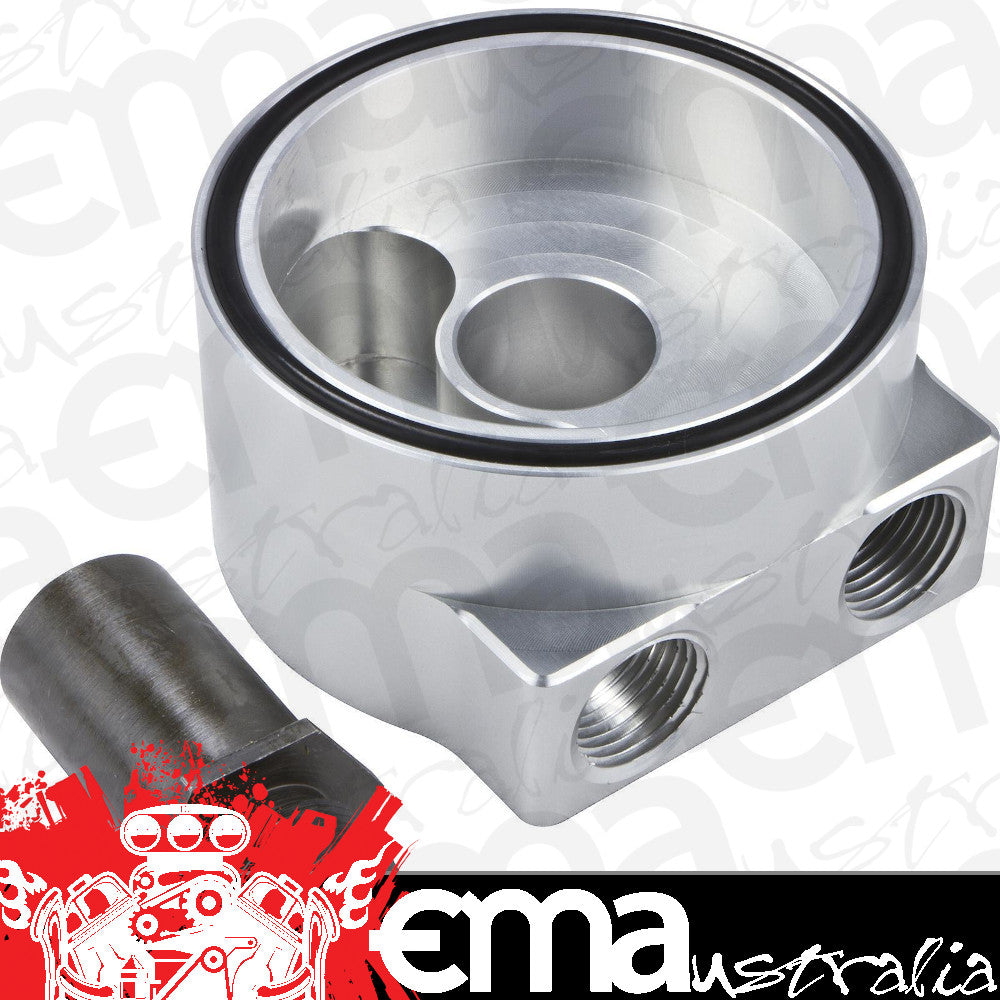 CVR CVROCS64 Ford Oil Filter Sandwich Adapter Billet Aluminium 1/2" NPT