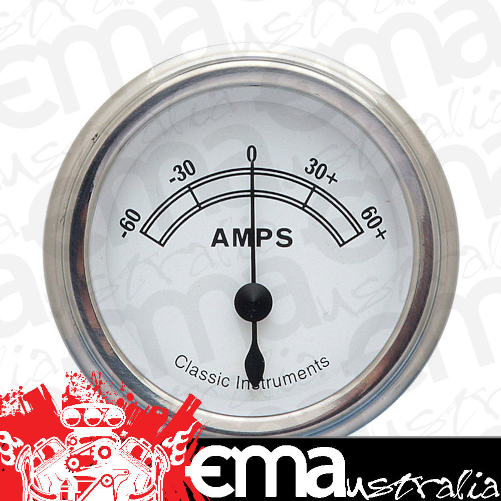 Classic Instruments CW66SLF Classic White 2-1/8" Amps