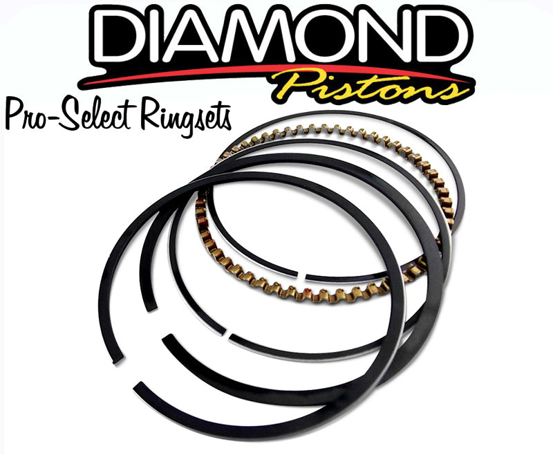 Diamond Pistons D09454070 Diamond 4.070" Bore Ring Set.