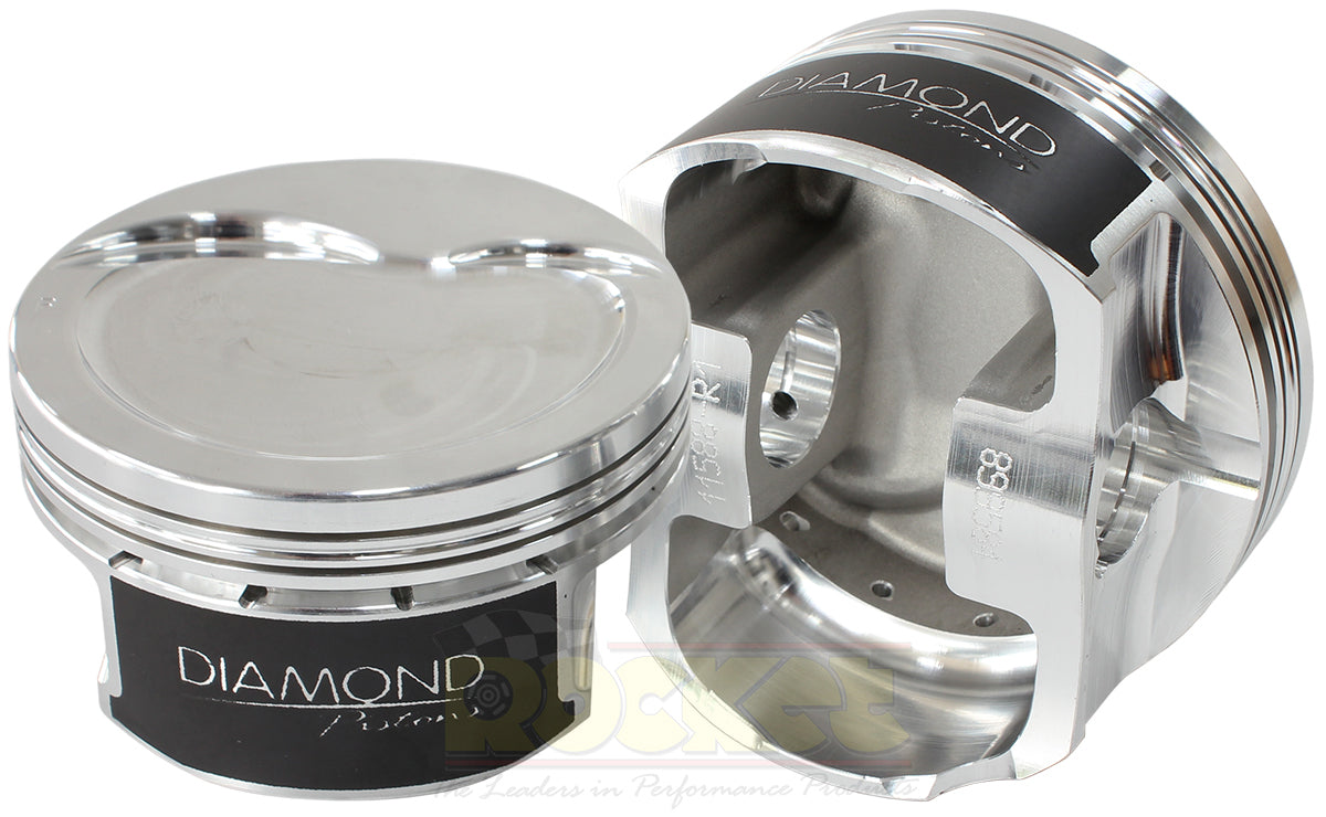 Diamond Pistons D11588-R1-8-STD Lsa Dish Top Forged Pistons 4.065" Bore 3.622" Stroke 6.098" Rod Length -11Cc Dome Volume