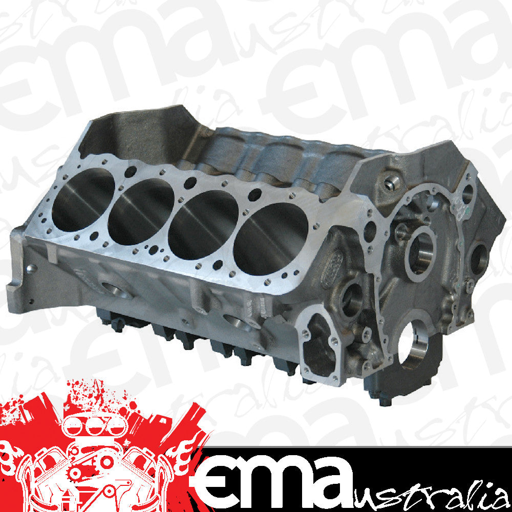 DART DA31122212 Iron Eagle Cast Iron SB Chev Engine Block w/ 4-Bolt Steel Caps 4.125" Bore 9.025" Deck 400 Mains BB Chev Cam Tunnel .391"