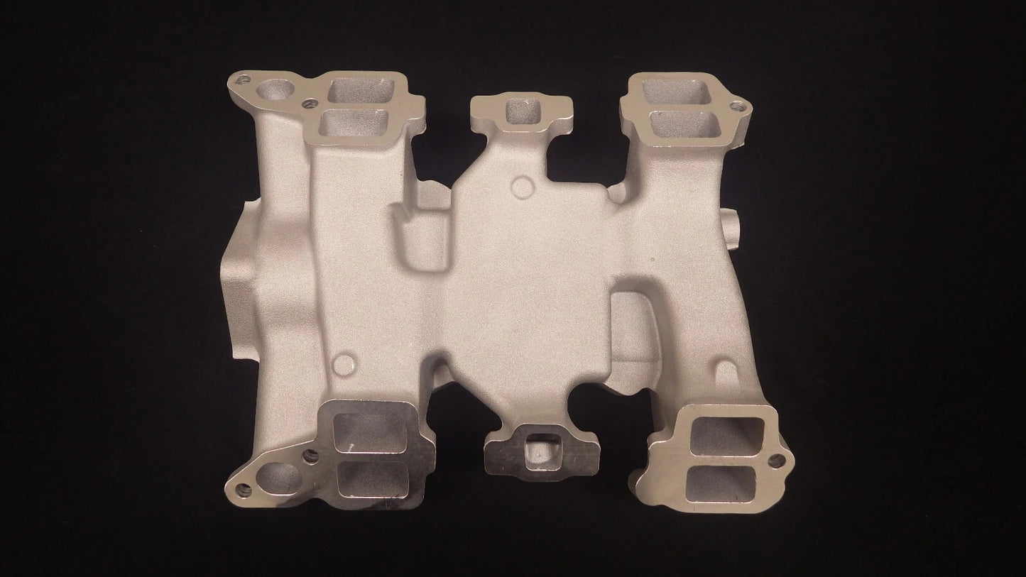 EMA-1126 EMA-1126 FORD Y BLOCK 272 292 312 INTAKE MANIFOLD 4 BARREL SATIN FINISH ()