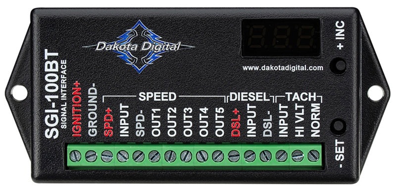Dakota Digital DAKSGI-100BT Universal Speedometer And Tachometer Interface