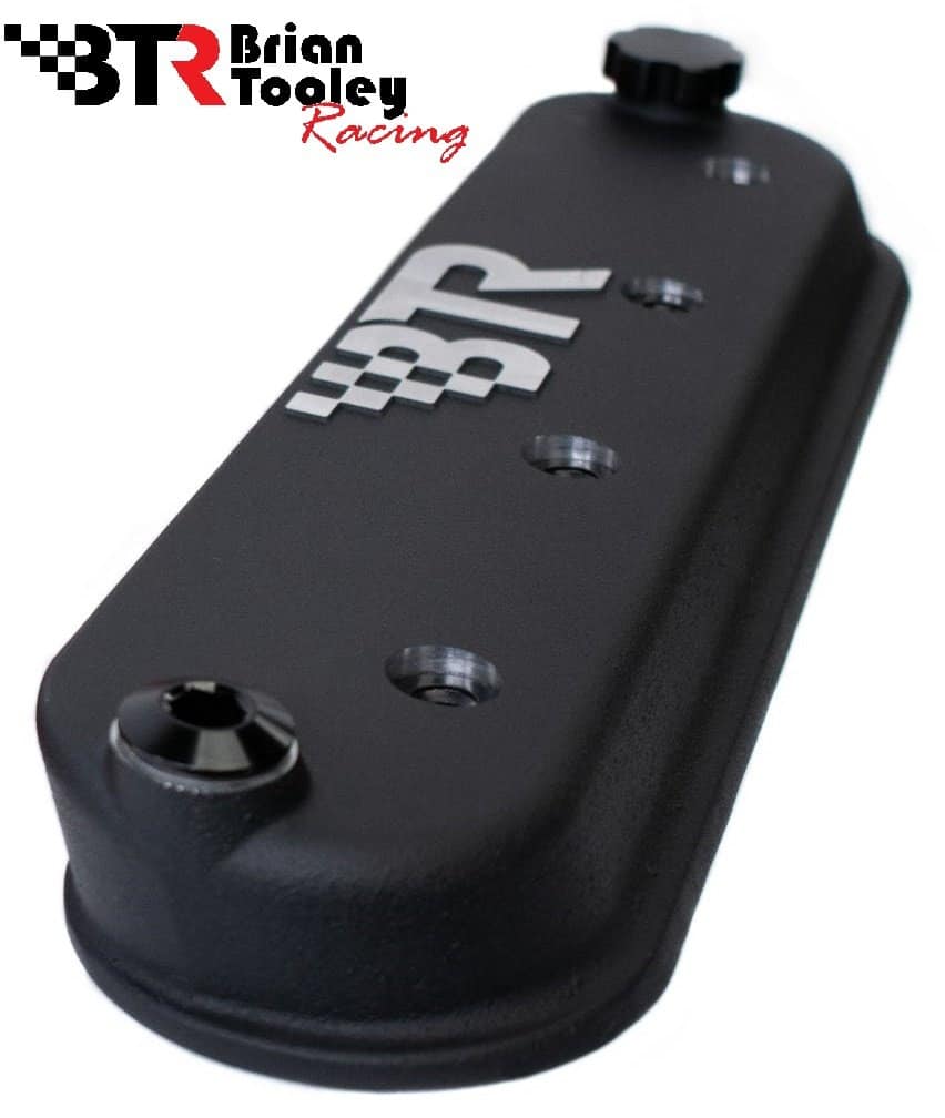 Brian Tooley Racing BTR-VCA-02-BLK LS Valve Covers (No Coils)Black