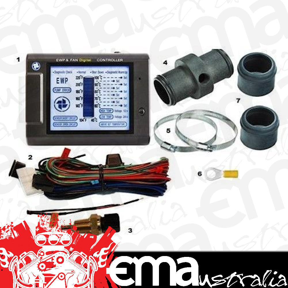 Davies Craig DC8001 Digital EWP Fan & Water Pump Controller LCD (12V & 24V)