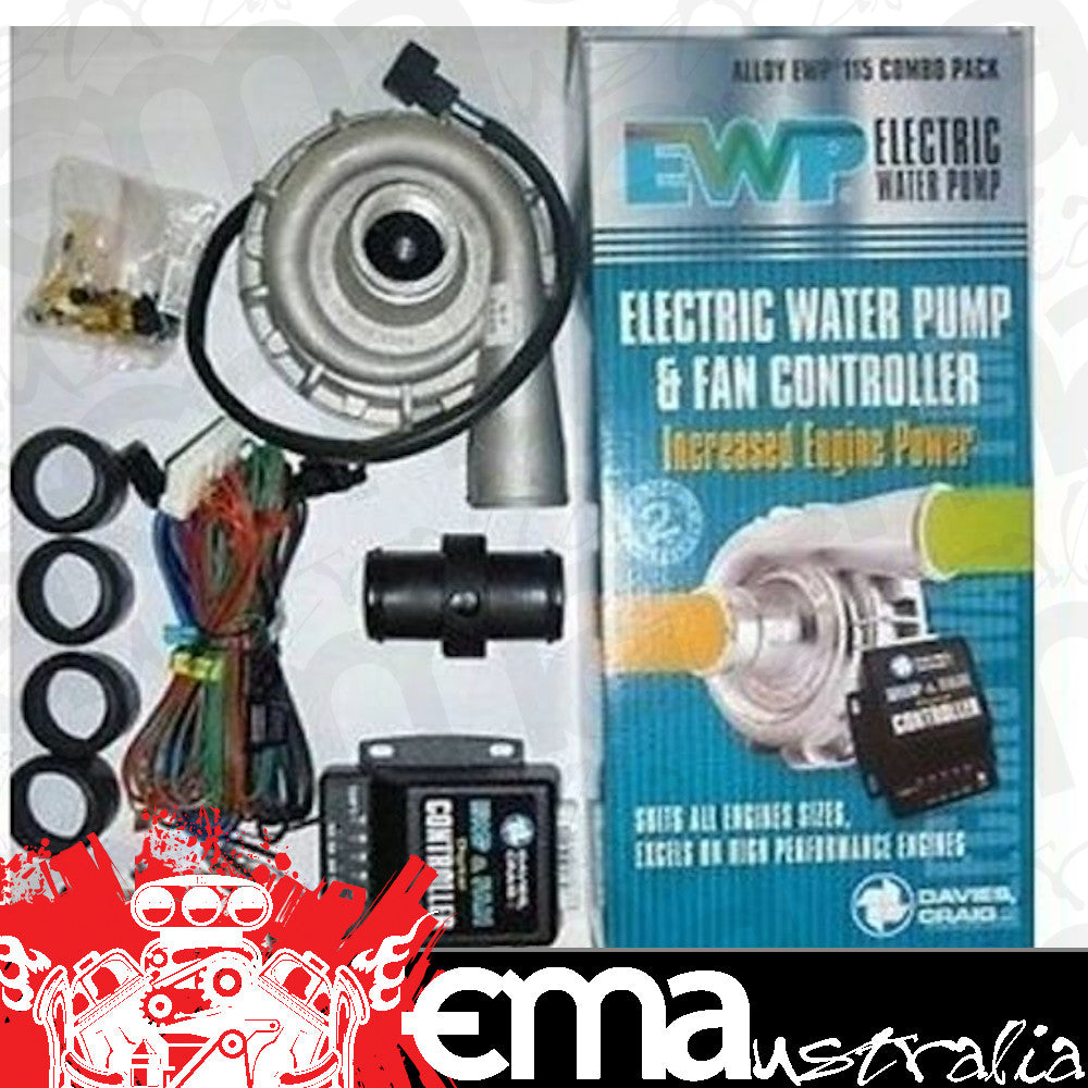 Davies Craig DC8050 Alloy Electric Water Pump EWP115 & Fan Controller Kit