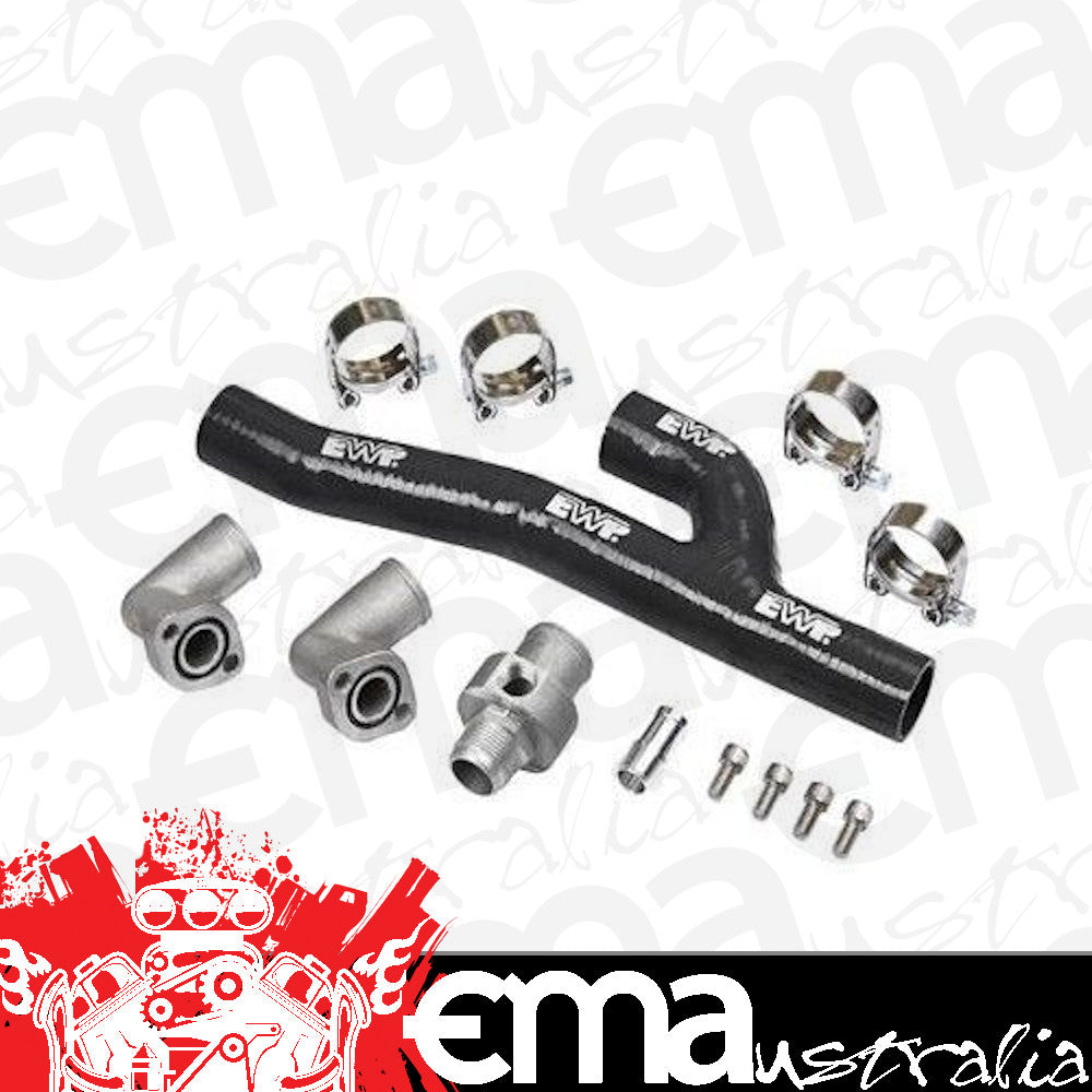 Chev Big Blockwith Davies Craig EWP Electric Water Pump Combo Kits (Part Nos. 8030, 8050 or 8070)Hose OD: 38mm Header-Adaptor Kit Black suit Bb V8 Davies Craig DC8621