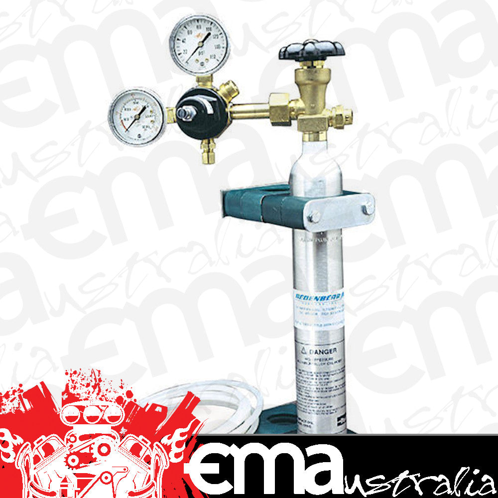 Dedenbear DE-AB10K Dedenbear Co-2 Bottle Kit 10Oz Alloy Bottle Valve Regulator & Tubing