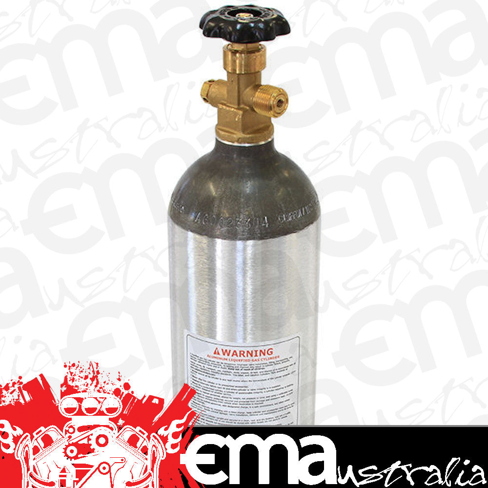 Dedenbear DE-AB25V Dedenbear Aluminium Co-2 Bottle 2.5 Pounds w/ Valve
