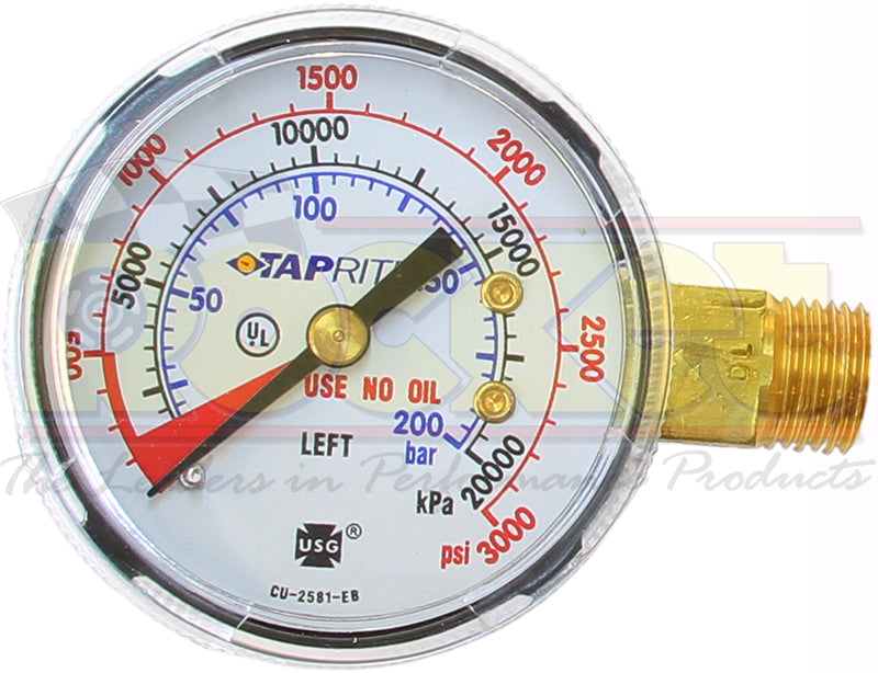 Dedenbear DE-GHP High Pressure Gauge For Co2