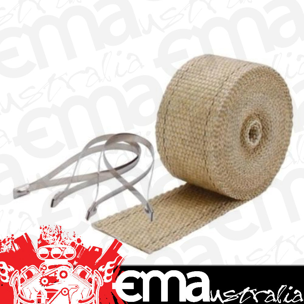 DEI Design Engineering DEI010122 Pipe Wrap & Ties Kit 2" x 25ft Tan