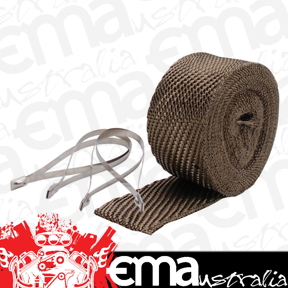 DEI Design Engineering DEI010123 Pipe Wrap & Ties Kit 2" x 25ft Titanium