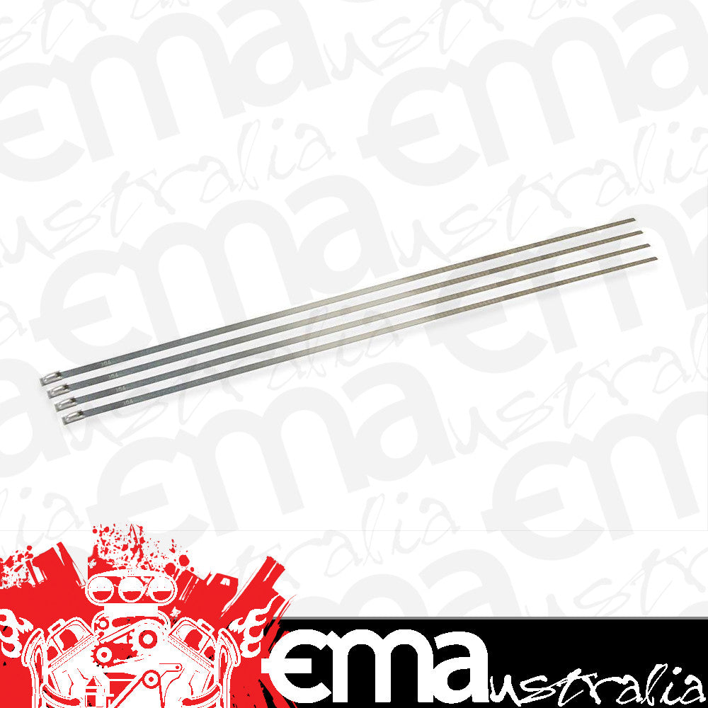DEI Design Engineering DEI010202 S/Steel Locking Ties 14" (4pk)