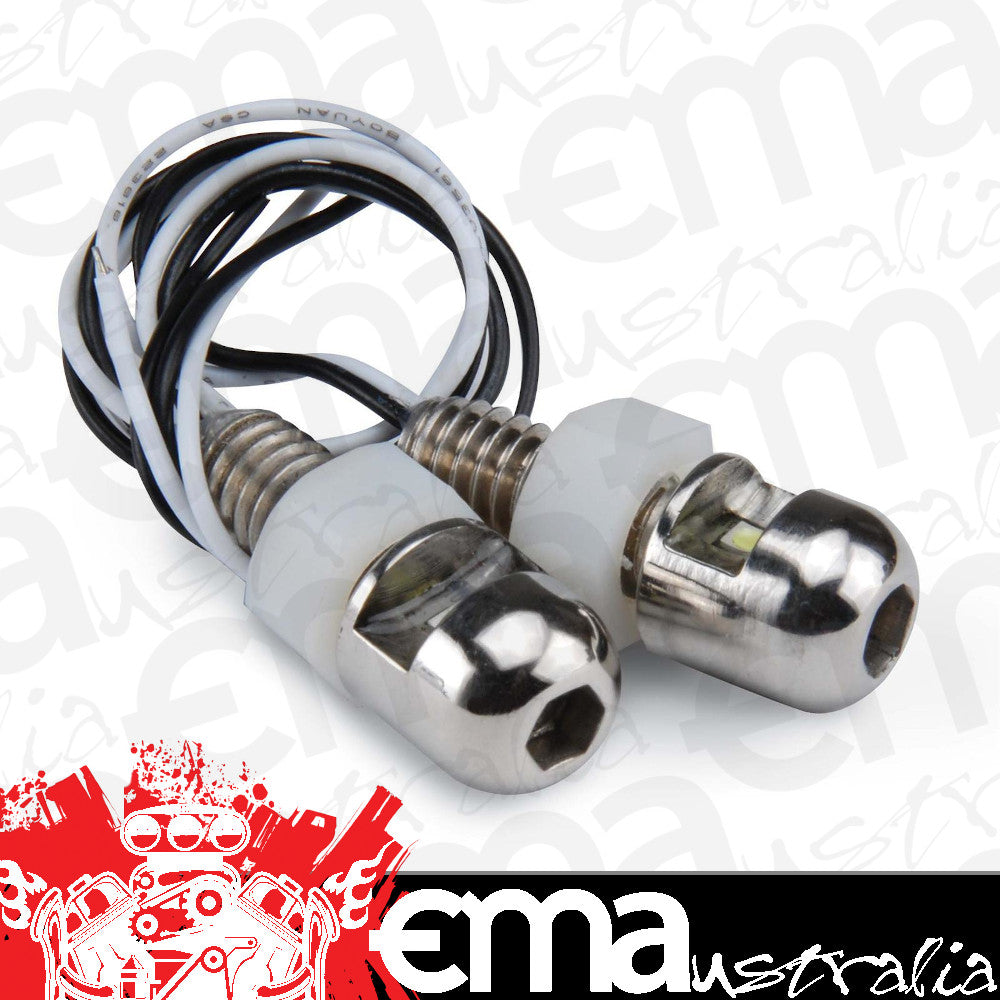 DEI Design Engineering DEI030310 Lite n Bolts license plate kit Polished 2pk