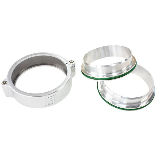 Aeroflow AF25-3500 3.5" Billet Intercooler Clamps Quick Connect Polished Clamp