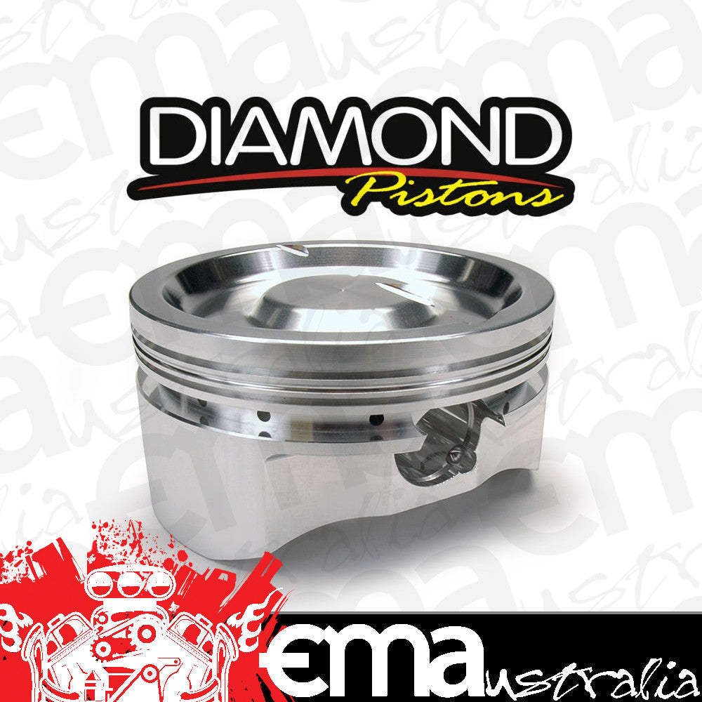 Diamond Pistons DIA11426 Diamond Racing Chev Small Block 350 383 Turbo / Blower Dish Pistons
