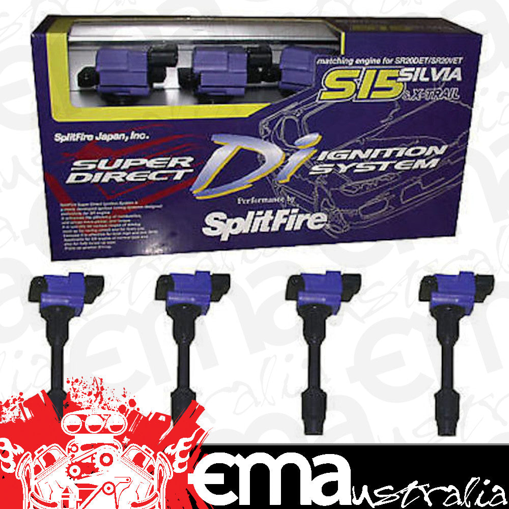 Nissan X-Trail GT PNT30 SR20VET 11/00-8/07 Direct Ignition Coil Kit For Splitfire DIS-007