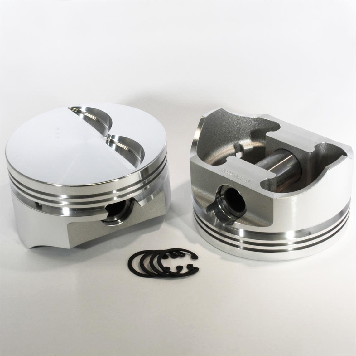 DSS Racing DMS-8715-4000 Chev SB 5.7L Forged Pistons 4.0" Bore E-Series (set of 8)