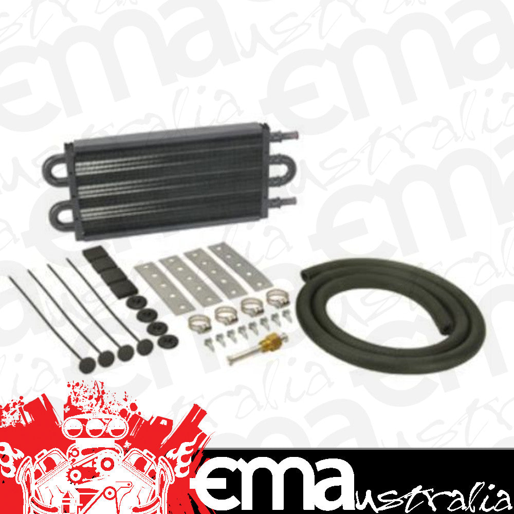 Derale DP13102 7000 Series Transmission Oil Cooler Kit .750"X16.625"X5.125" Black