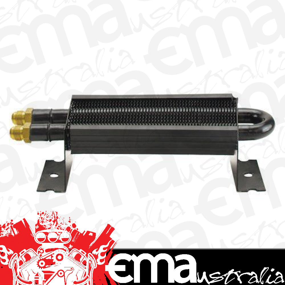 Derale DP13310 Compact Fluid Cooler -6An Inlets 8-1/8"L X 2-3/4"H X 2-1/2"W