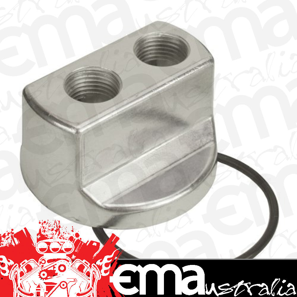 Derale DP15724 Standard Series Engine Spin-On Adapter 22 X 1.5Mm Engine Thread Size , 1/2&Quot NPT Ports