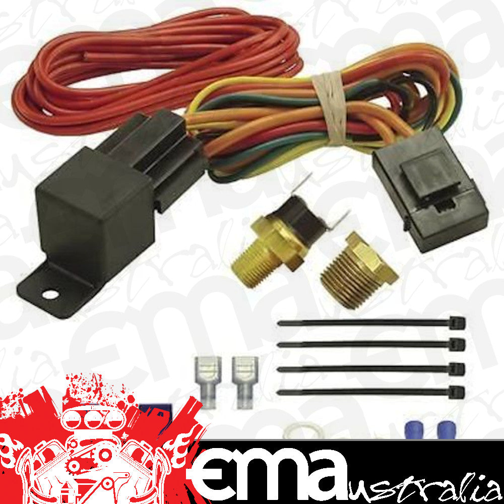 Derale DP16720 Single Stage Fan Thermostat Switch Kit 180¶øF On/165¶øF Off 16720