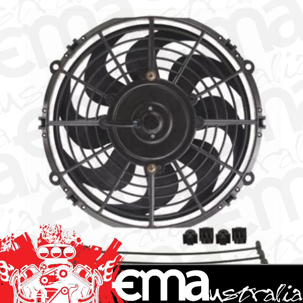 Derale DP18910 Dyno-Cool 10" Curved Blade Electric Thermo Fan 590Cfm Reversable