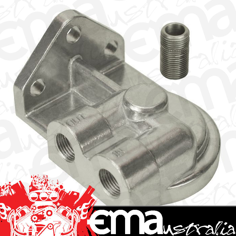 Derale DP25750 Standard Series Single Filter Mount Left Side Ports 3/4"-16