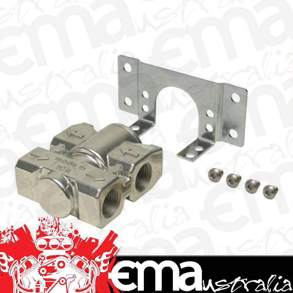 Derale 25791 Fluid Control Thermostat with Mount Brackets, 3/8" NPT