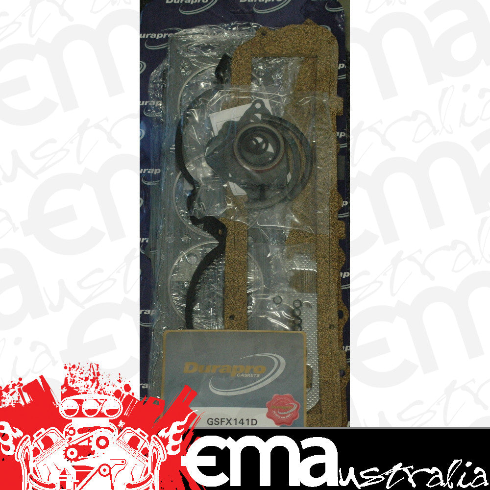 Durapro GSFX141D Full Gasket Set Holden 253-308 Red V8 69-80 Rope Rear Main Seal
