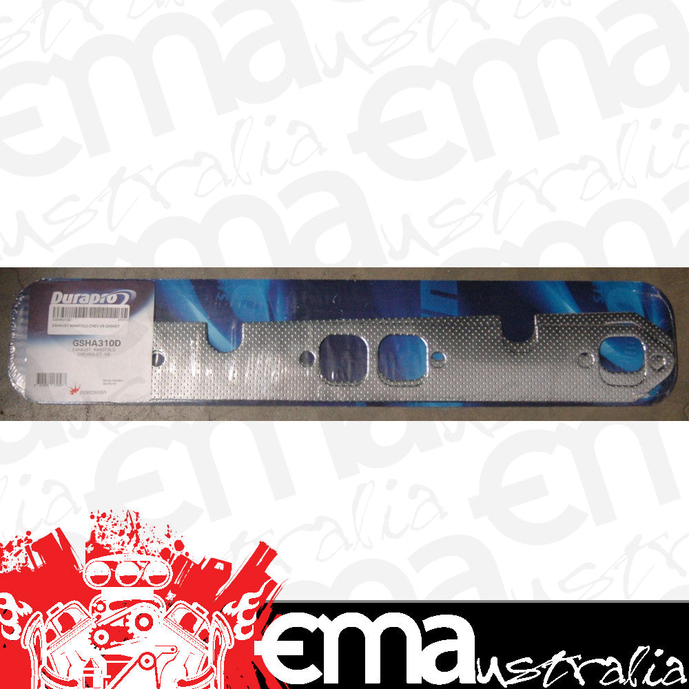 Durapro GSHA310D Exhaust Manifold Gaskets Suit Square Port Chev Sb 283-350 V8