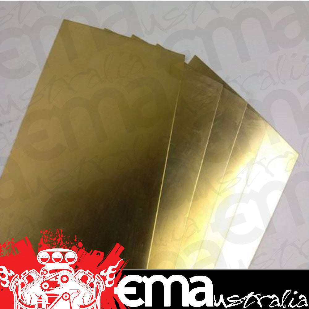 Durapro GSMP6005D Brass Shim Assortment 5 X Sheets 300 X 150 Mm