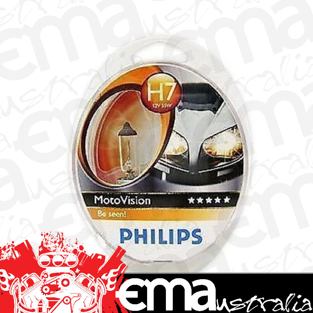 Popular Late Model Motorcycles Motovision Motorcycle Globes 55W H7 Philips E7412972MVS1