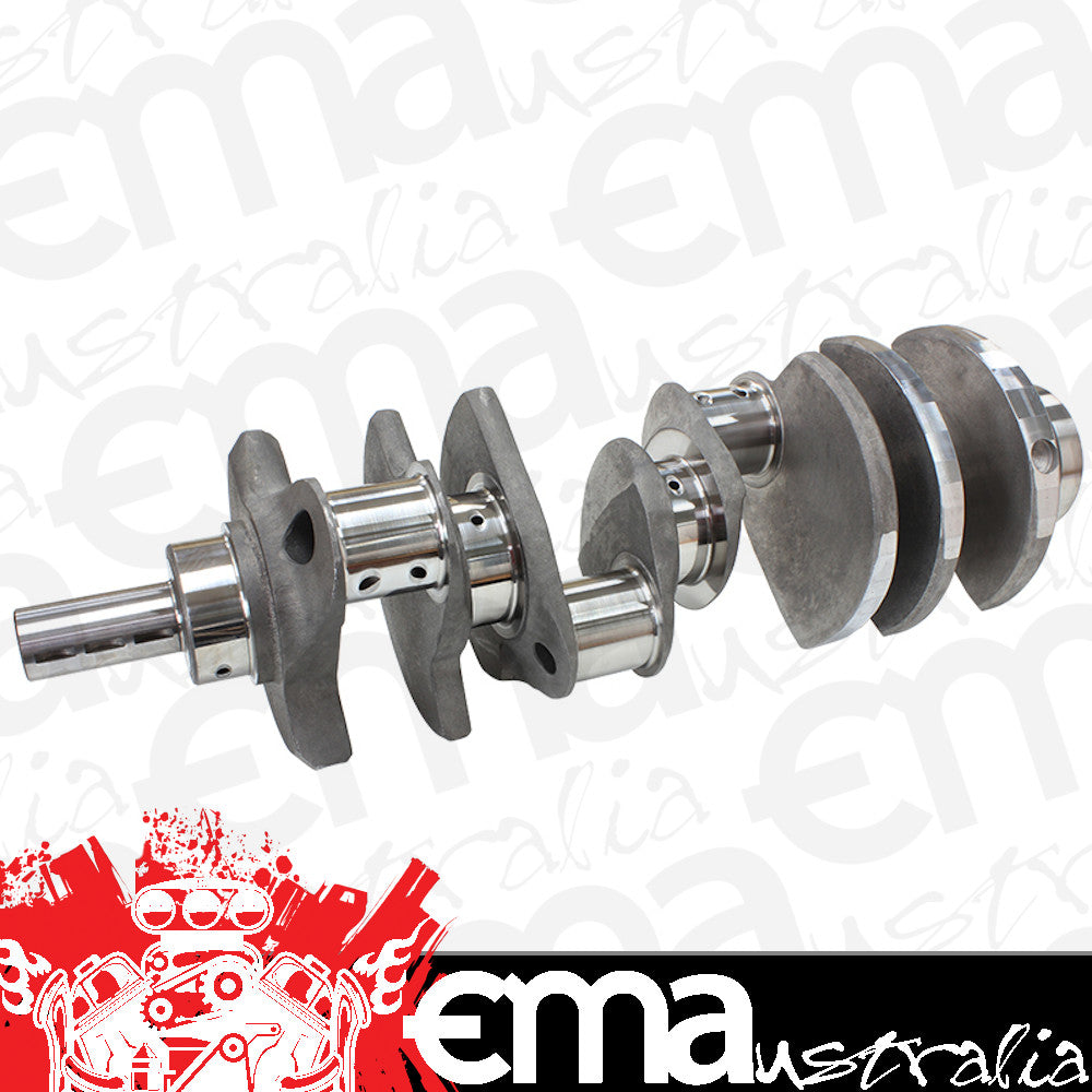 Eagle EA435640006000 4340 Forged Crankshaft 4.000" Stroke Internal Balance suit Ford Cleveland. 2.750" Mains 2.100" Rods. Svo Style Snout