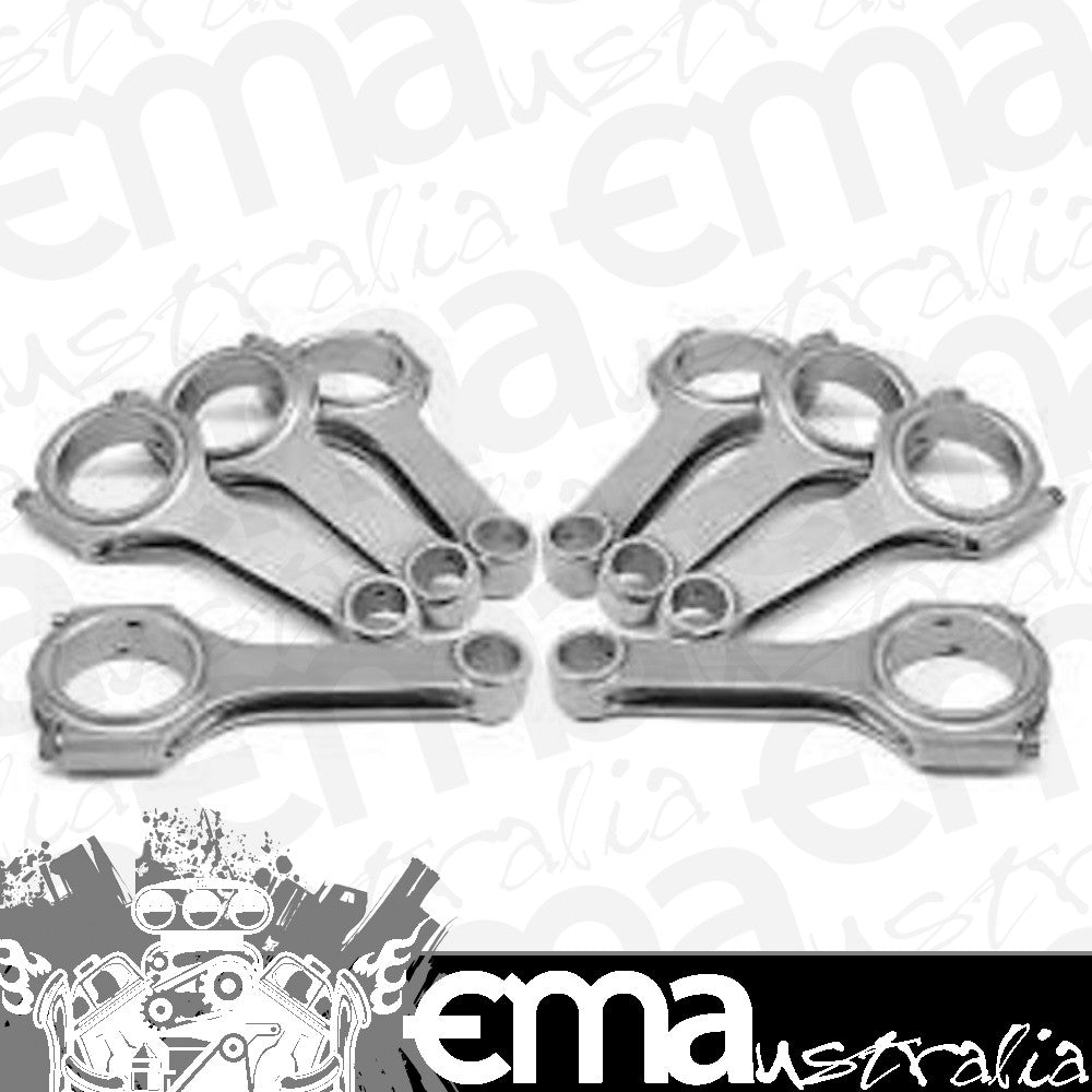 Eagle EACRS6000B3D Forged H-Beam Conrods 6.000" Long .927" Pin Chev SB Large Jnl
