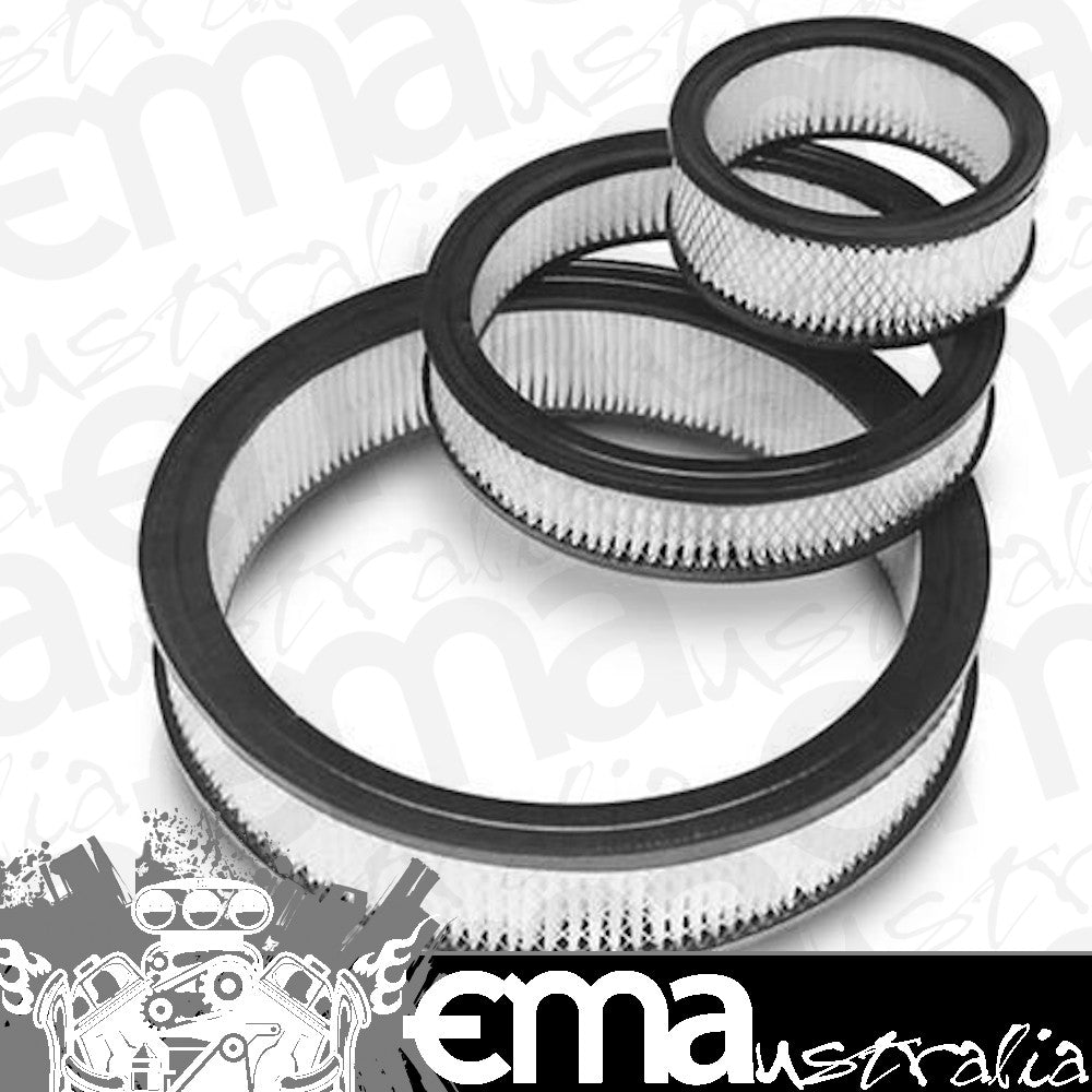 Edelbrock 1218 Replacement Paper Air Filter for 10" Pro-Flo Round Air Cleaners