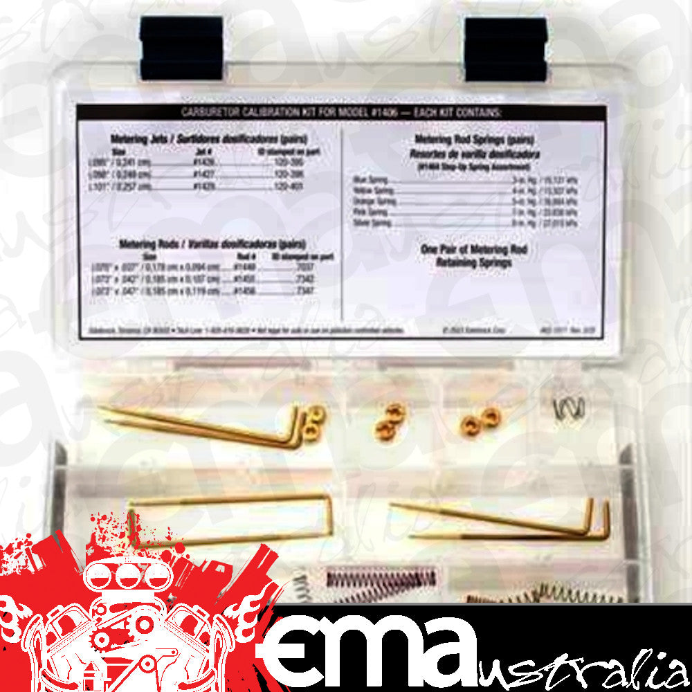 Edelbrock ED1486 Calibration Kit for Performer & Thunder Series Carburettors for ED1403, ED1404, ED1801, ED1802, ED1803, ED1804 ED1486