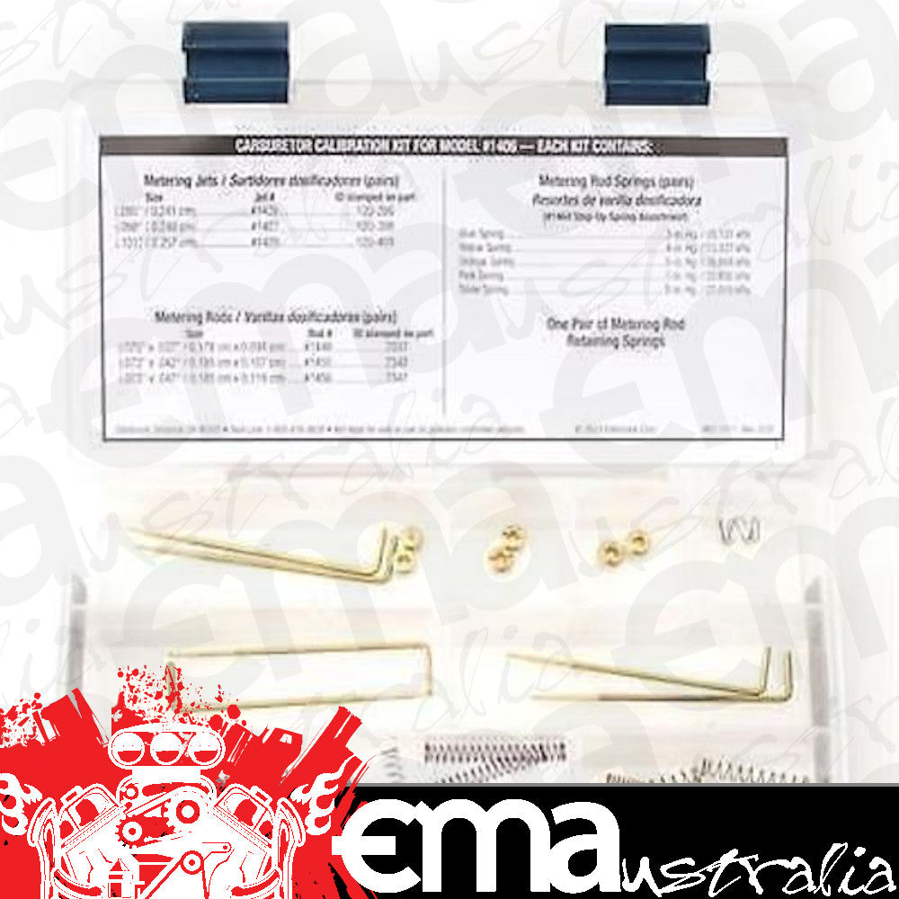 Edelbrock 1409 Carburetor Calibration Kit Suits Performer Carb ED1488 Edelbrock ED1488
