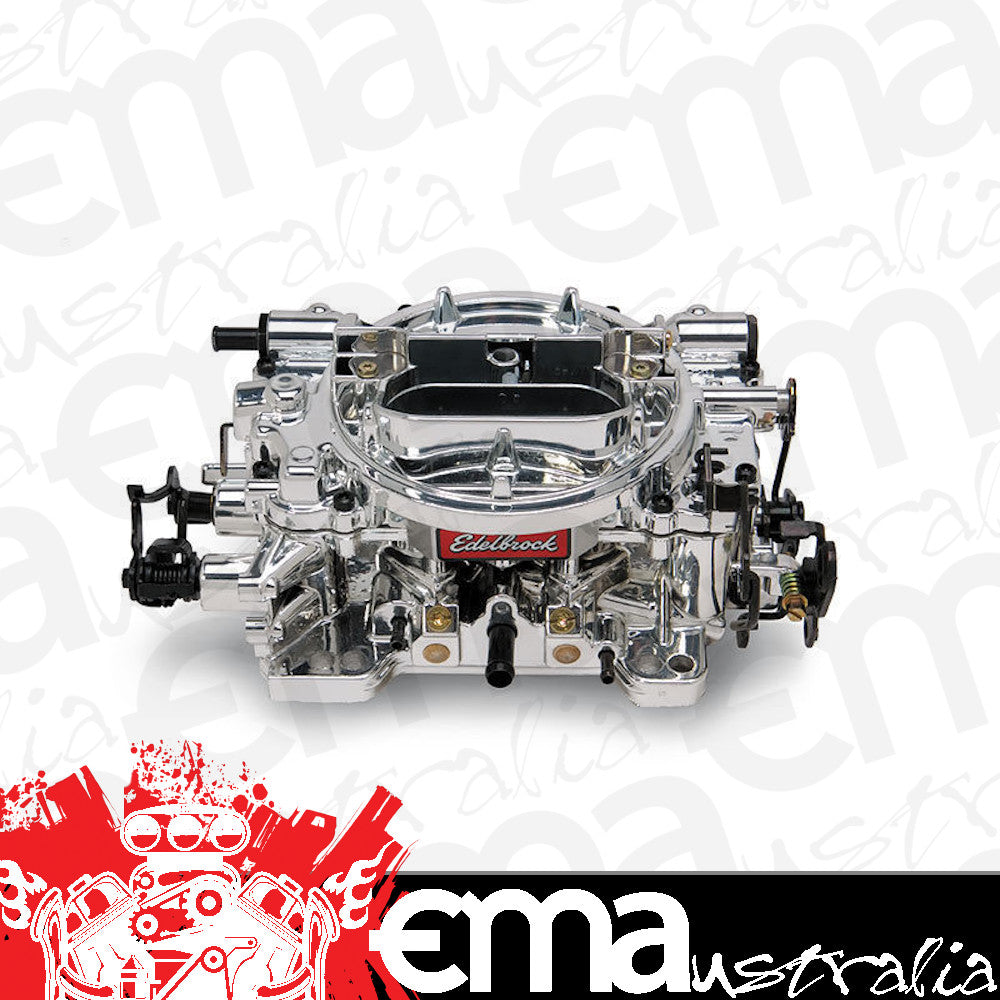 Edelbrock ED18044 Edelbrock 500CFM Thunder AVS Series Carburetor Man Choke Endurashine ED18044