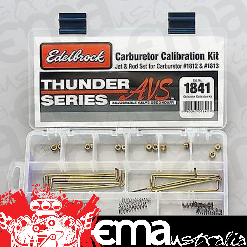 Edelbrock ED1841 Carburetor Calibration Kit (Suits 1812 & 1813 Thunder AVS Carbs)