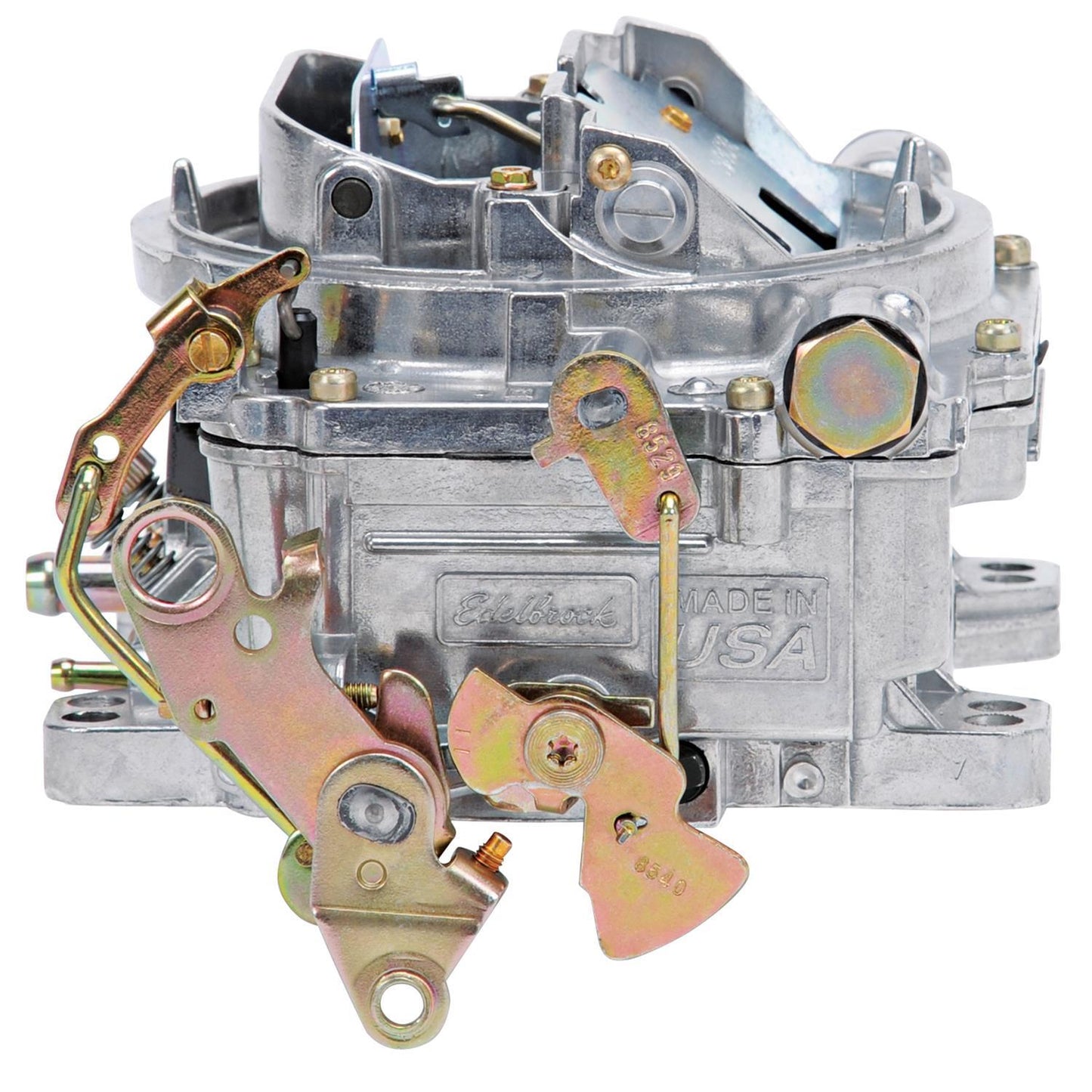 Edelbrock ED1915 AVS2 Series Carburetor 650 CFM 4-Barrel Square Bore Manual Choke Annular Boosters Offroad Spring-Loaded Needle and Seat Satin