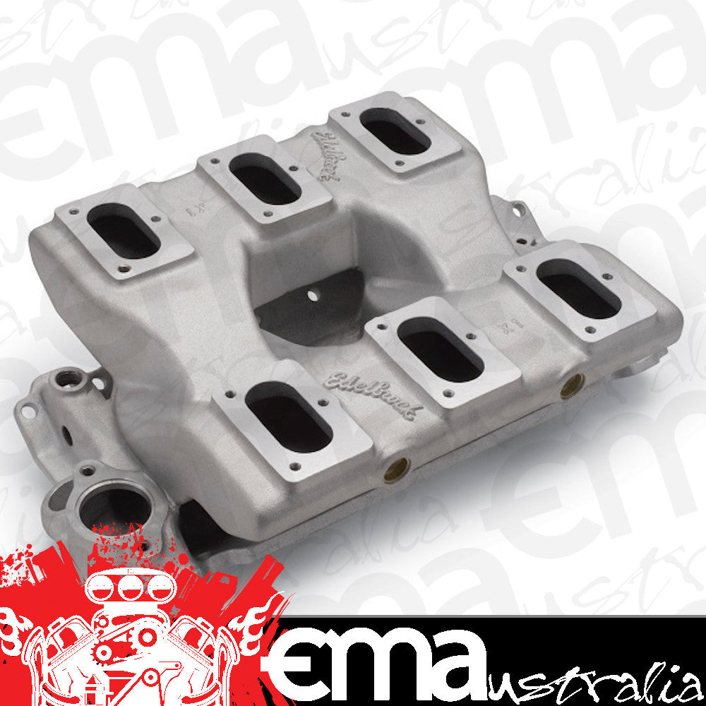 Edelbrock ED2150 Intake Manifold Ram Log suit SB Chev 283-327 Use W/ Edelbrock 94 Carburettors ED2150