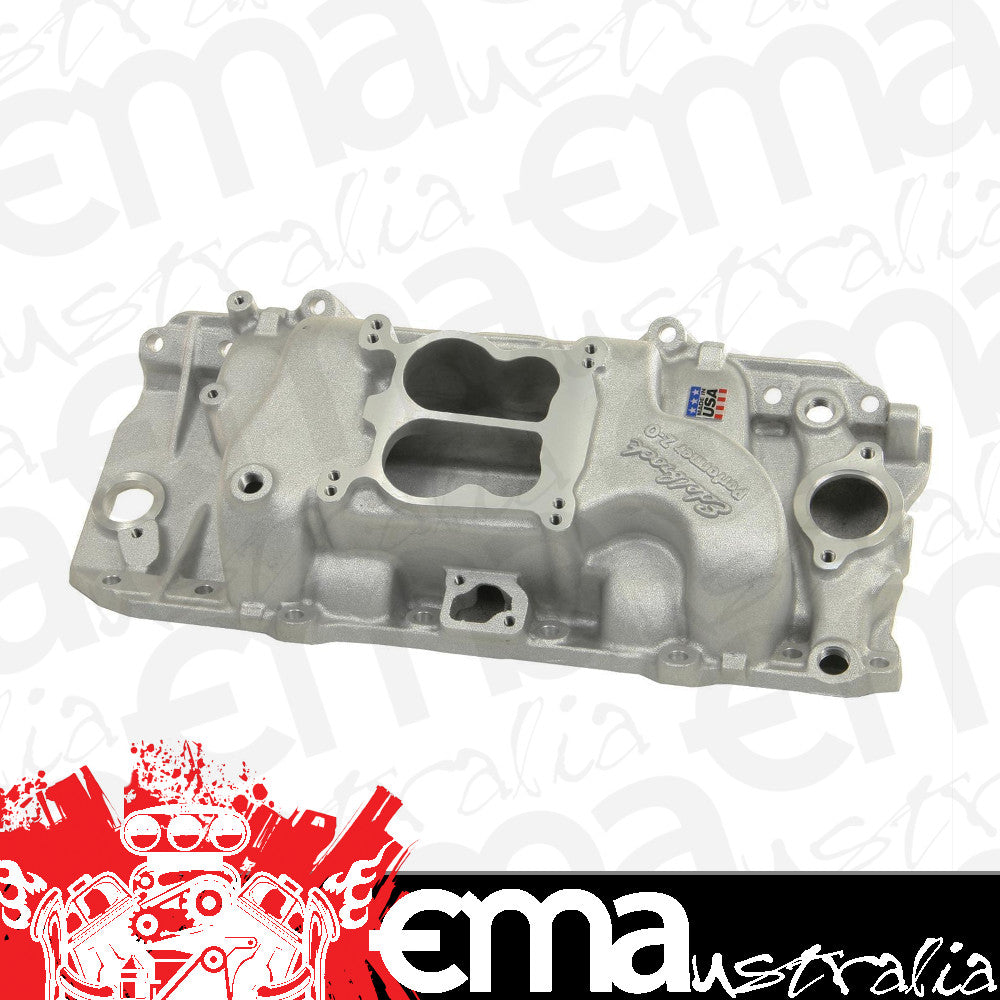 Edelbrock 2161 Performer 2-O Intake Manifold for 1965-90 Big-Block Checy w/Oval Port Heads