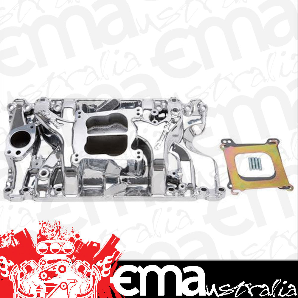 Edelbrock 21944 Performer Holden Intake Manifold, 253-304-308, Endurashine Finish