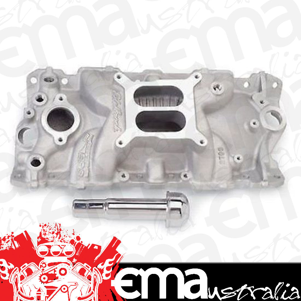 Edelbrock 2703 Performer EPS Intake Manifold With Oil Fill Tube Small-Block Chevy